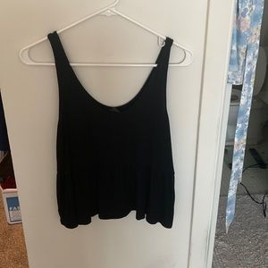 Black tank top